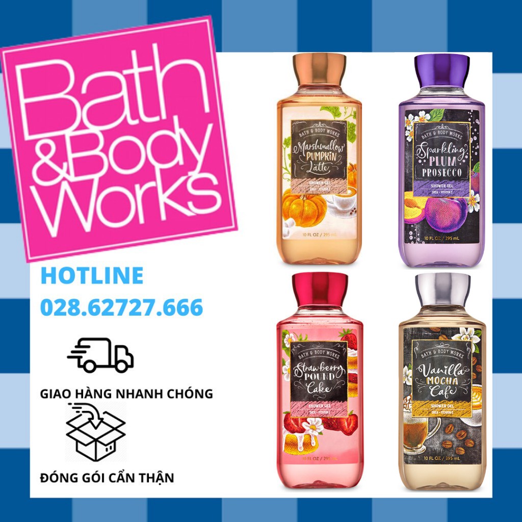 [Đủ Mùi] Sữa Tắm Toàn Thân Bath And Body Works Shower Gel (295ml)