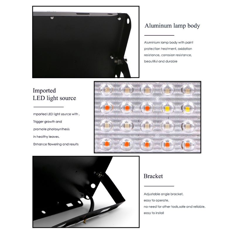 Đèn Led Kích Thích Tăng Trưởng Cho Cây Trồng Ac 220v 50w