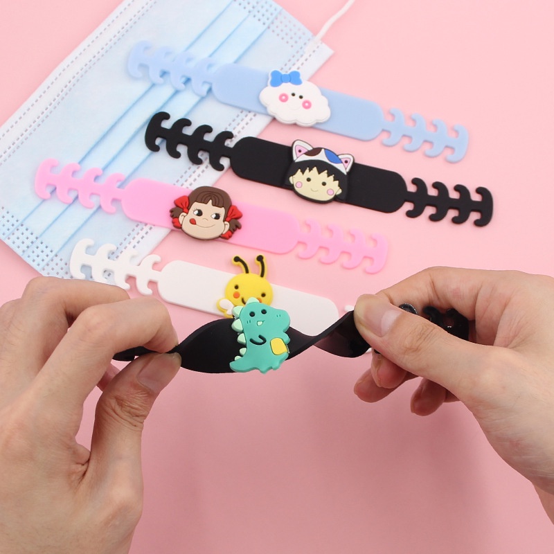 Set 2 Phụ Kiện Dây Đeo Khẩu Trang Tùy Chỉnh Tiện Dụng Cho Người Lớn Và Trẻ Em