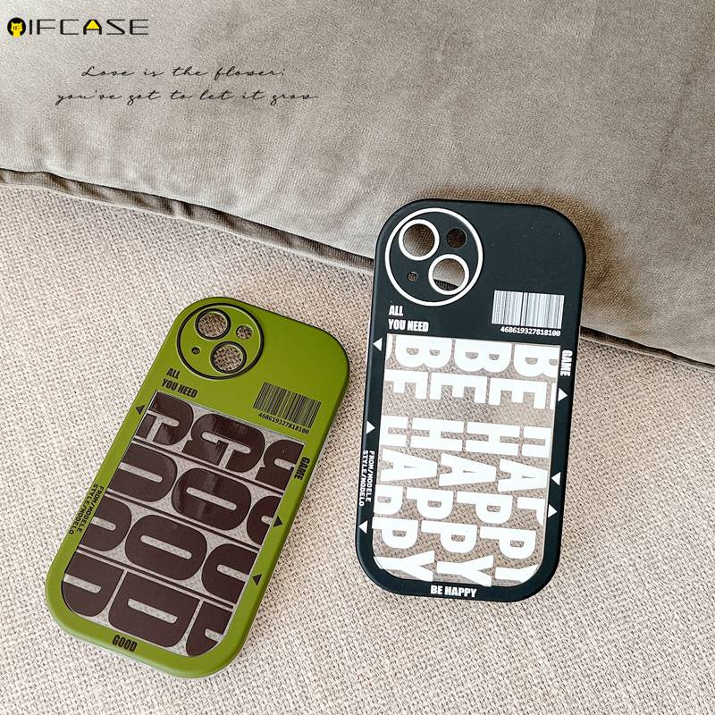 Ốp Điện Thoại Mềm Chống Sốc In Chữ Đơn Giản Cho iPhone 13 12 11 Pro Max XS Max XR X