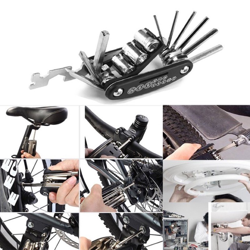 Dụng cụ sửa chữa đa năng cầm tay goinglink 13 in1 chuyên dụng cho xe đạp Sportslink