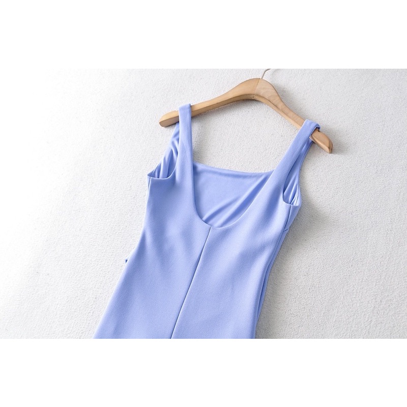 Order 15 ngày- Đầm màu cổ vuông #1138