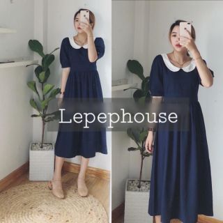 Đầm suông freestyle tay phồng