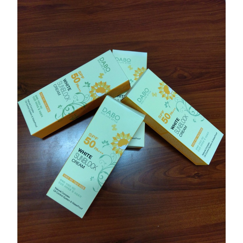 Kem chống nắng #Dabo_White_Sunblock_Cream_SPF50_PA++