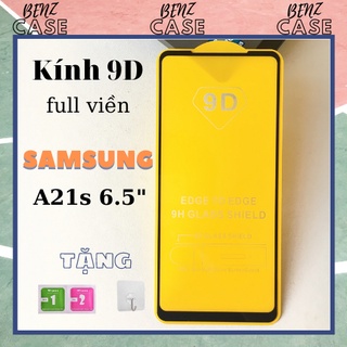 _kính cường lực 9d full keo viền đen chống bể kính màn hình cho điện thoại samsung galaxy a21s