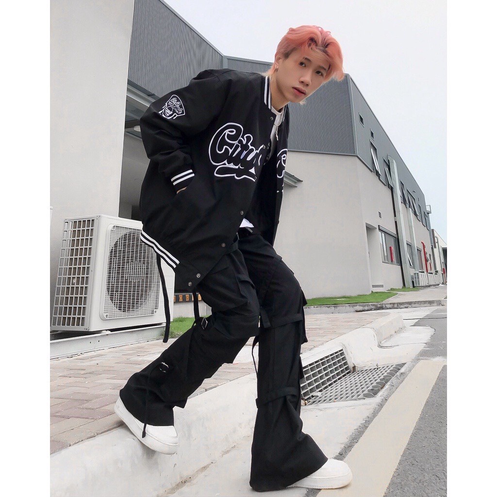 Áo Khoác Bombre VARSITY JACKET Gió Form Unisex Phong Cách Hàn Quốc