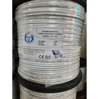 Dây đồng trục liền nguồn Taesung Đồng dầu sản phẩm chất lượng cao của công ty Đông Thành Việt Nam (200m)
