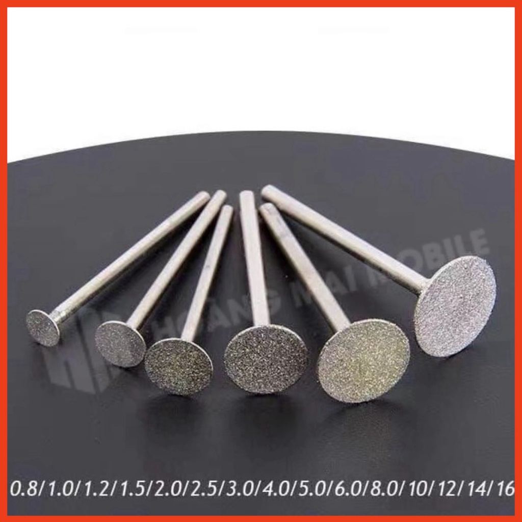 Mũi mài đầu cắt cỡ 2.0 dùng cho các loại máy mài bút cắt siu lồng, lấy mí kính