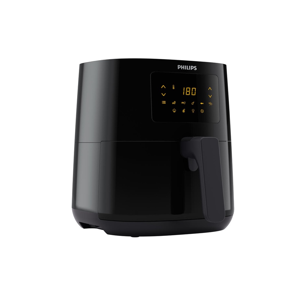 Nồi chiên không dầu điện tử Philips HD9252/90 4.1Lit (Đen)- công nghệ Rapid Air, Hàng Chính Hãng Bh 2 Năm