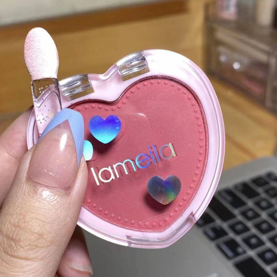 [Hàng mới về] Phấn má hồng một màu chất lì mịn không phai giúp lớp trang điểm tự nhiên