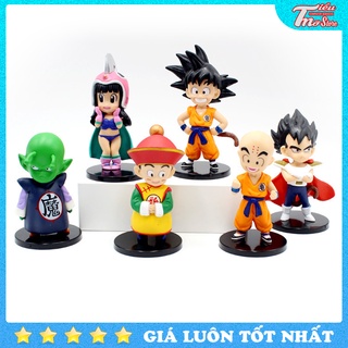 Mô hình Chibi 7 viên ngọc rồng Songoku - Dragon Ball Songoku Son Goku chibi
