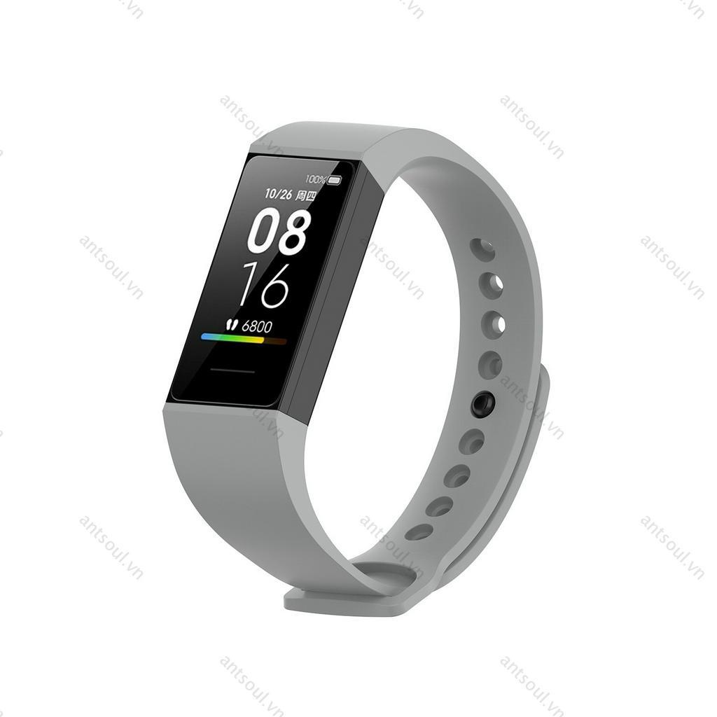 Dây Đeo Thay Thế Chất Liệu Silicon Màu Trơn Dành Cho Mi Smart Band 4C