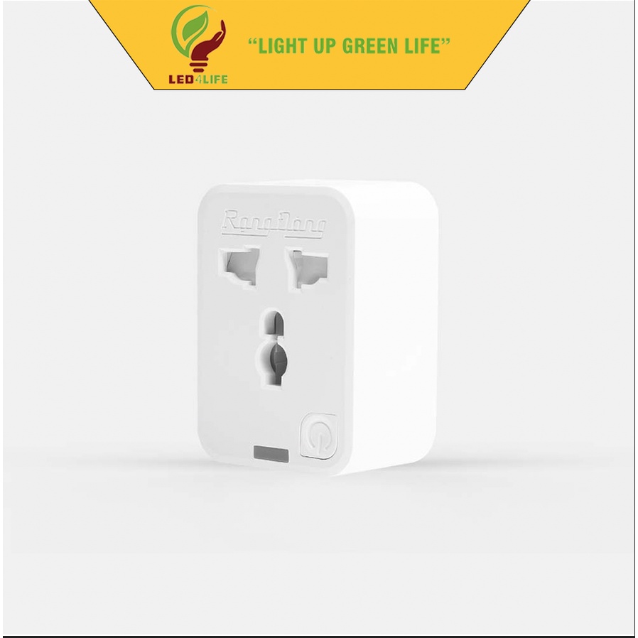 Ổ Cắm Wifi Đơn Thông Minh, Hẹn Giờ, Điều Khiển Từ Xa Rạng Đông Model: OC.01.WF 16A