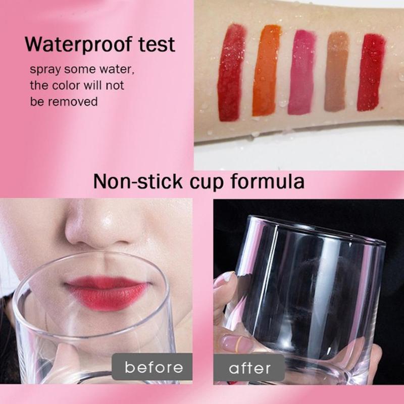 11 Colors Matte Liquid Lipstick Quick Dry Waterproof Makeup Fashion Lipgloss Q6T4