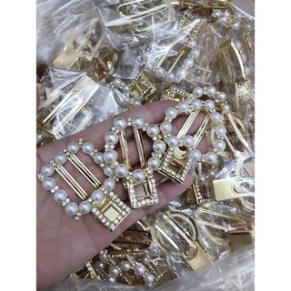 Set 3 kẹp tóc dính hạt mẫu mới siêu xinh