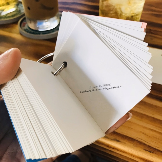 Flashcard thẻ học từ vựng tiếng anh nhật hàn trung cao cấp | Bộ thẻ học tiếng nước (100 thẻ)