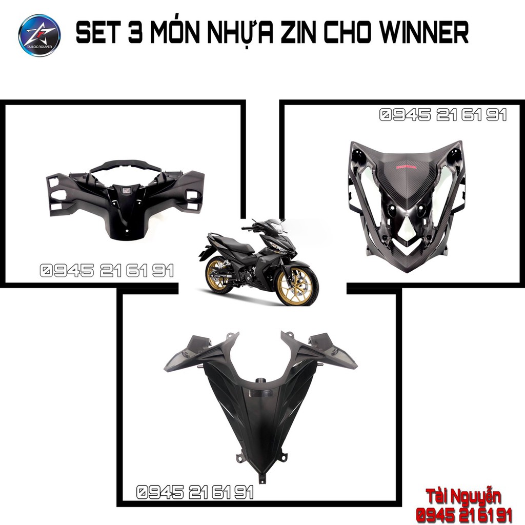 BỘ DÀN ÁO NHỰA NHÁM WINNER ZIN 16 MÓN