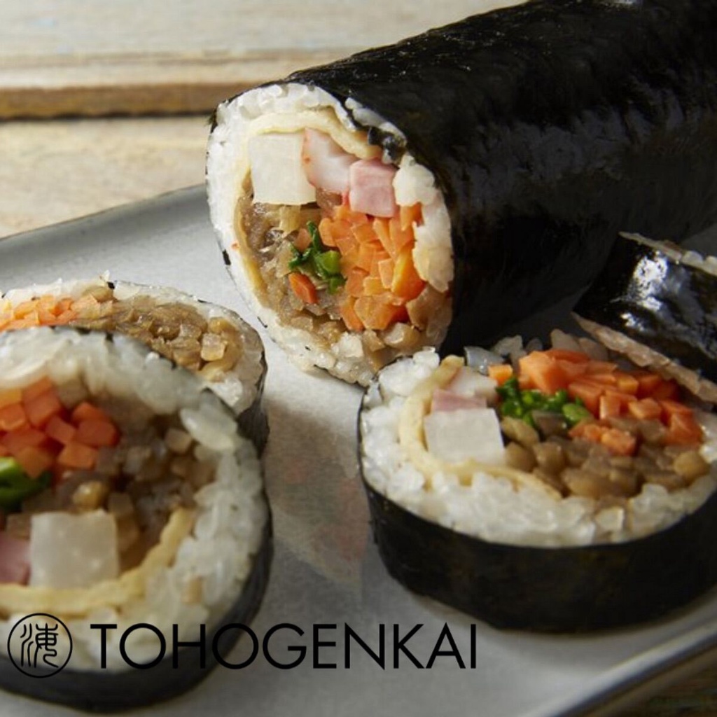 Rong Biển Cuộn Cơm GENKAI YAKINORI - KOREA bịch 22g 10 miếng siêu to 100% rong biển