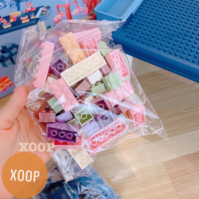 Bộ Đồ Chơi Lego  xếp hình Họa Tiết Cối Xay Gió Và Máy Bay Cho Bé