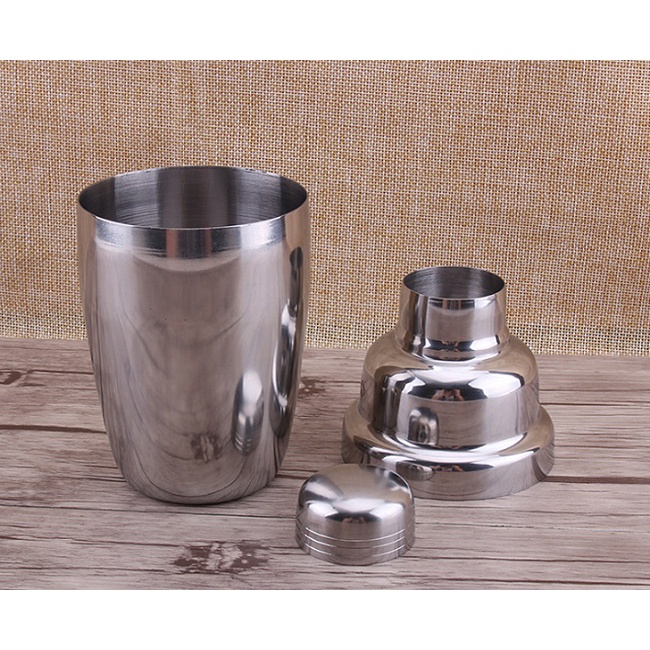 (550ml) Bình lắc pha chế shaker 550ml, bằng inox