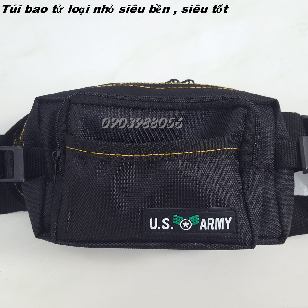 Túi đồ nghề đeo bụng loại mini siêu bền siêu tốt màu đen và xanh dương