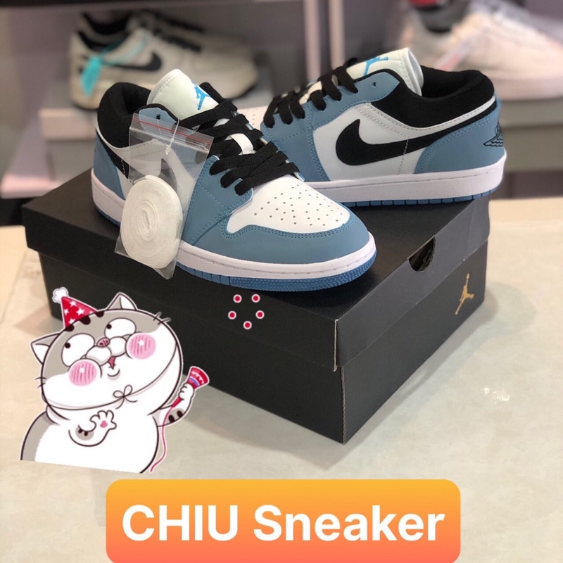 [ CHIU Sneaker ] Giày thể thao jd1 low blue phiên bản cao cấp giày sneaker jd1 low xanh dương