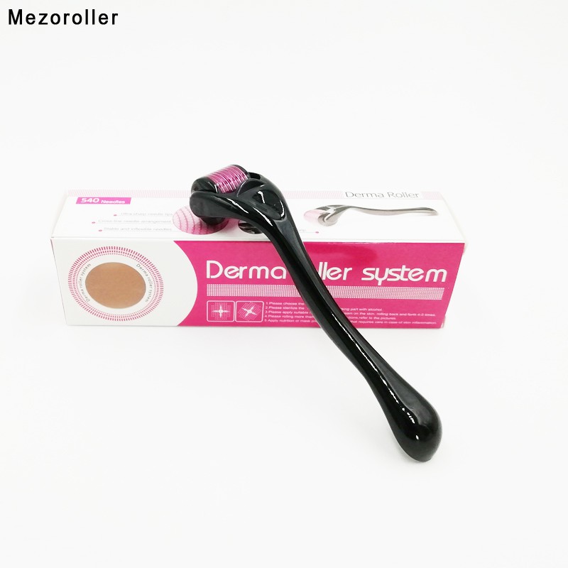 Drs 540 Derma Roller Chăm sóc da mặt Micro Needle Therapy Skin Tool Chăm sóc da sẹo mụn 10sizes 0.2m
