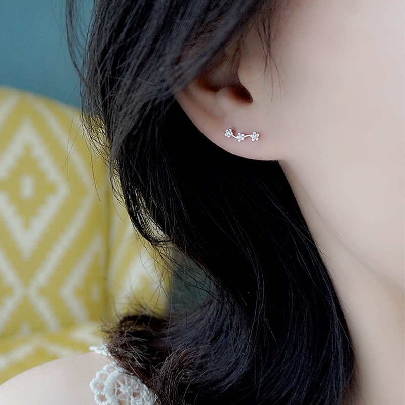 Bông Tai Mạ Bạc 925 Hình Hoa Anh Đào Xinh Xắn