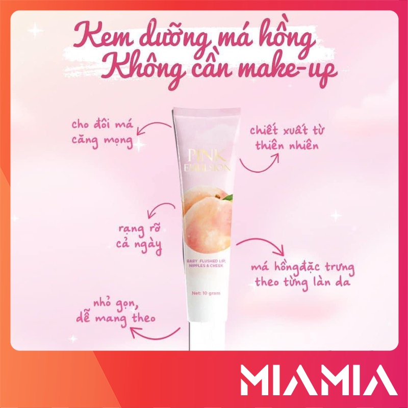 Kem Dưỡng Má Hồng Thanh Tô Pink Emulsion Chính Hãng