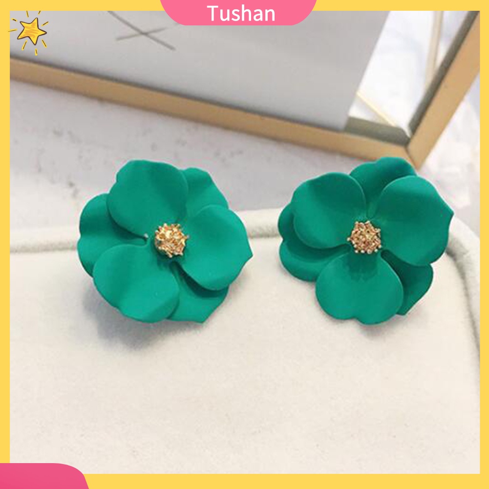 Khuyên tai nữ hình bông hoa thời trang