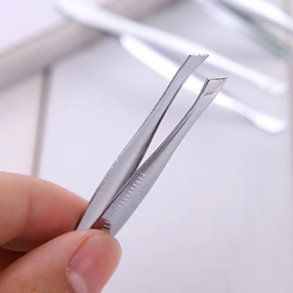Nhíp nhổ lông mày gắp lông mi nhổ tóc sâu bằng thép không gỉ