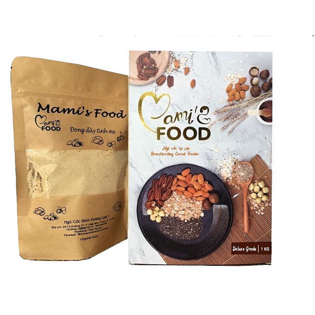 Ngũ cốc lợi sữa, ngũ cốc bà bầu Organic siêu nhiều hạt cao cấp Mamis Food