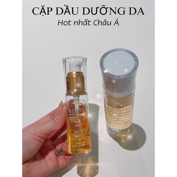 Dầu dưỡng Bdot Cao Cấp Nhật Bản- Dưỡng ẩm da- Bảo vệ da trước tia UV- Thẩm thấu nhanh