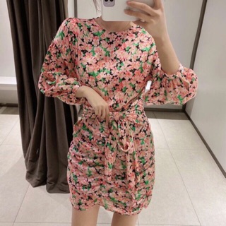 Đầm zara Auth lụa new tag