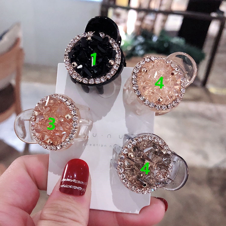 Kẹp tóc kèn trumpet đính đá thời trang