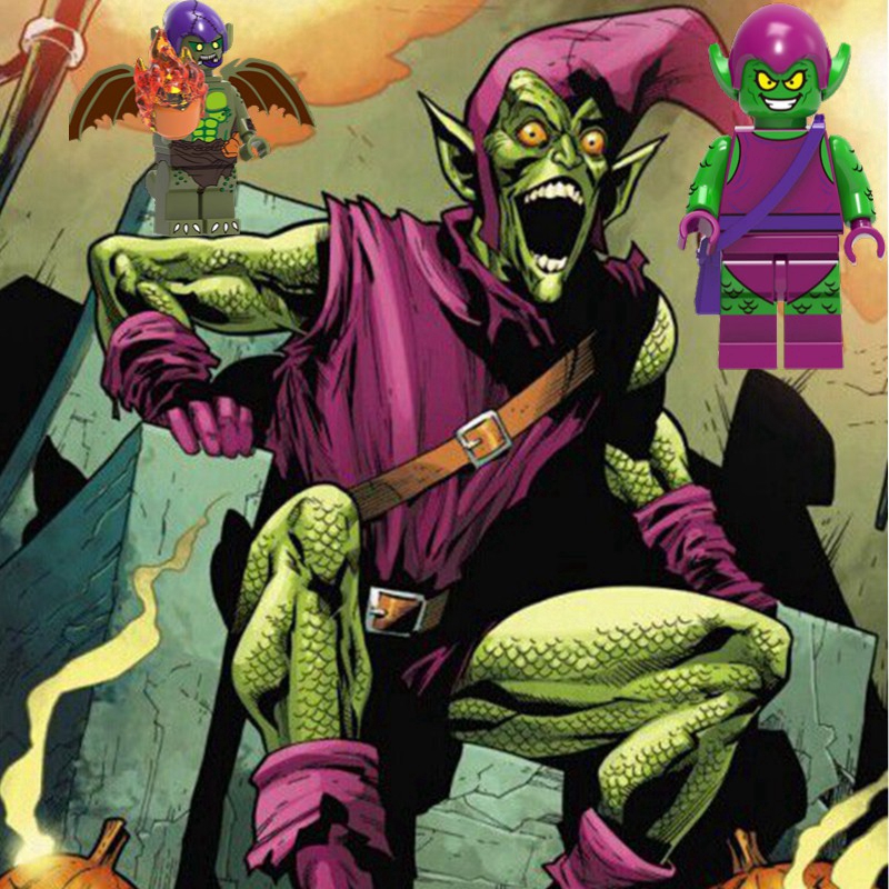 Mô Hình Lắp Ráp Nhân Vật Hulk/Người Nhện Cho Bé