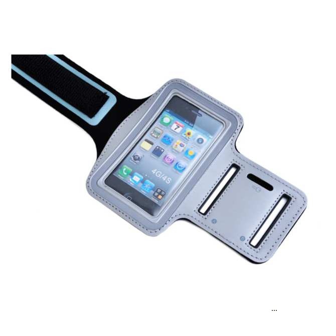 Đai đeo tay armband tập thể thao cho điện thoại iPhone Samsung Lumia 4.7 inch (Xám)