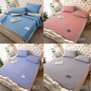 [ LOẠI 1 ] Chiếu điều hòa ca su non loại 1 cao cấp - mát lạnh-phù hợp trẻ nhỏ-tặng kèm 2 vỏ gối