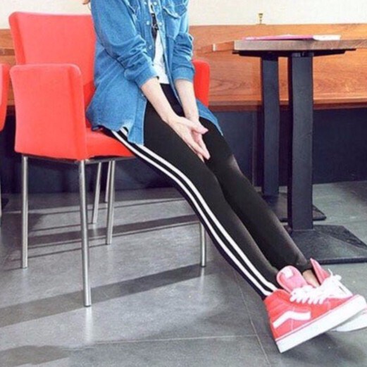 Quần legging 2 sọc