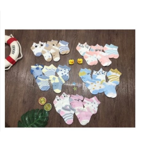 Rẻ Vô Địch - 1 Đôi Tất Kid Sock Có Chống Trượt Cho Bé