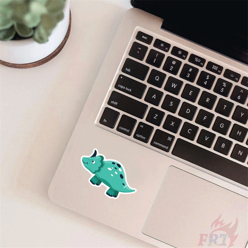 Bộ 50 Cái ❉ Miếng Dán Trang Trí Hình Khủng Long Q Series 01 Cho Bé ❉ Sticker Dán Tường Chống Thấm Nước Thời Trang