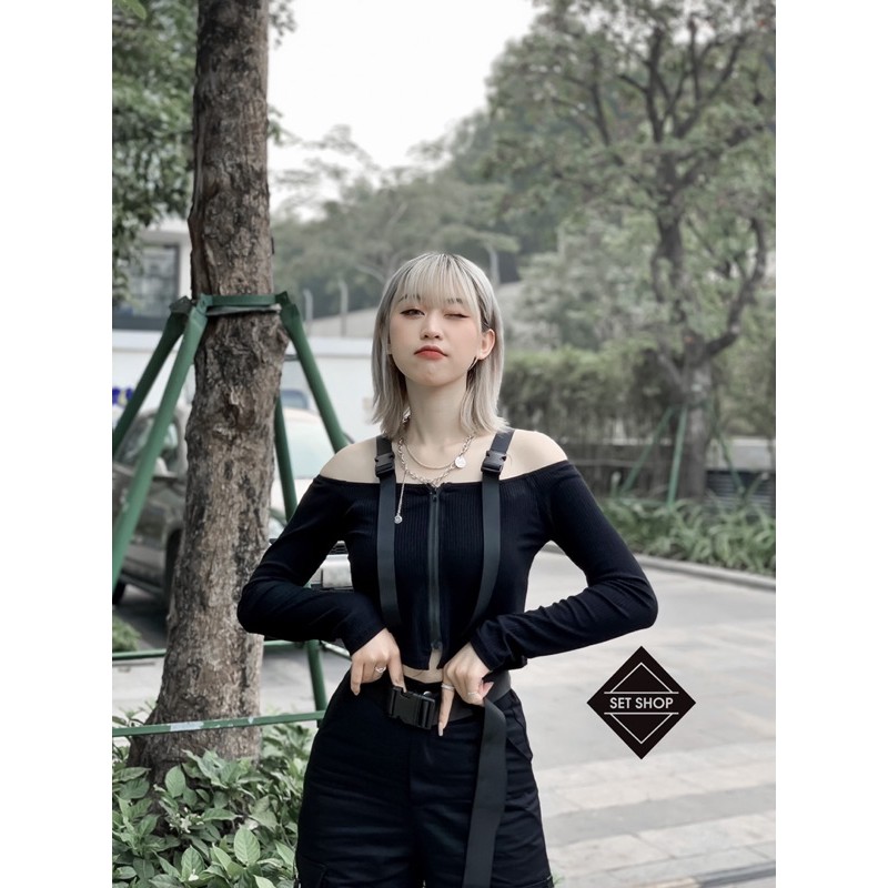 Áo trễ vai cài | BigBuy360 - bigbuy360.vn