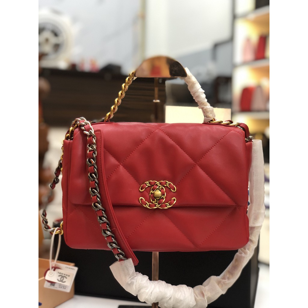Túi Xách đeo chéo super màu đỏ thanh lịch . Ảnh chụp thật tại shop phát hiện copy đền 1000 lần