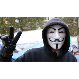 Mặt Nạ Hacker Anonymous - Có đèn phát sáng