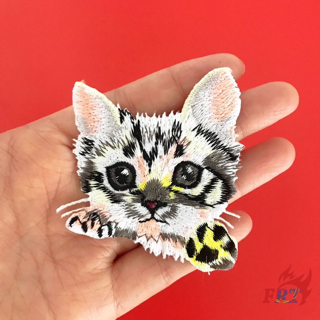 ☸ Animals - Cats S/L Patch ☸ 1Pc Cartoon Diy Sew On Iron On Badge Patches（Cat - Series 07）