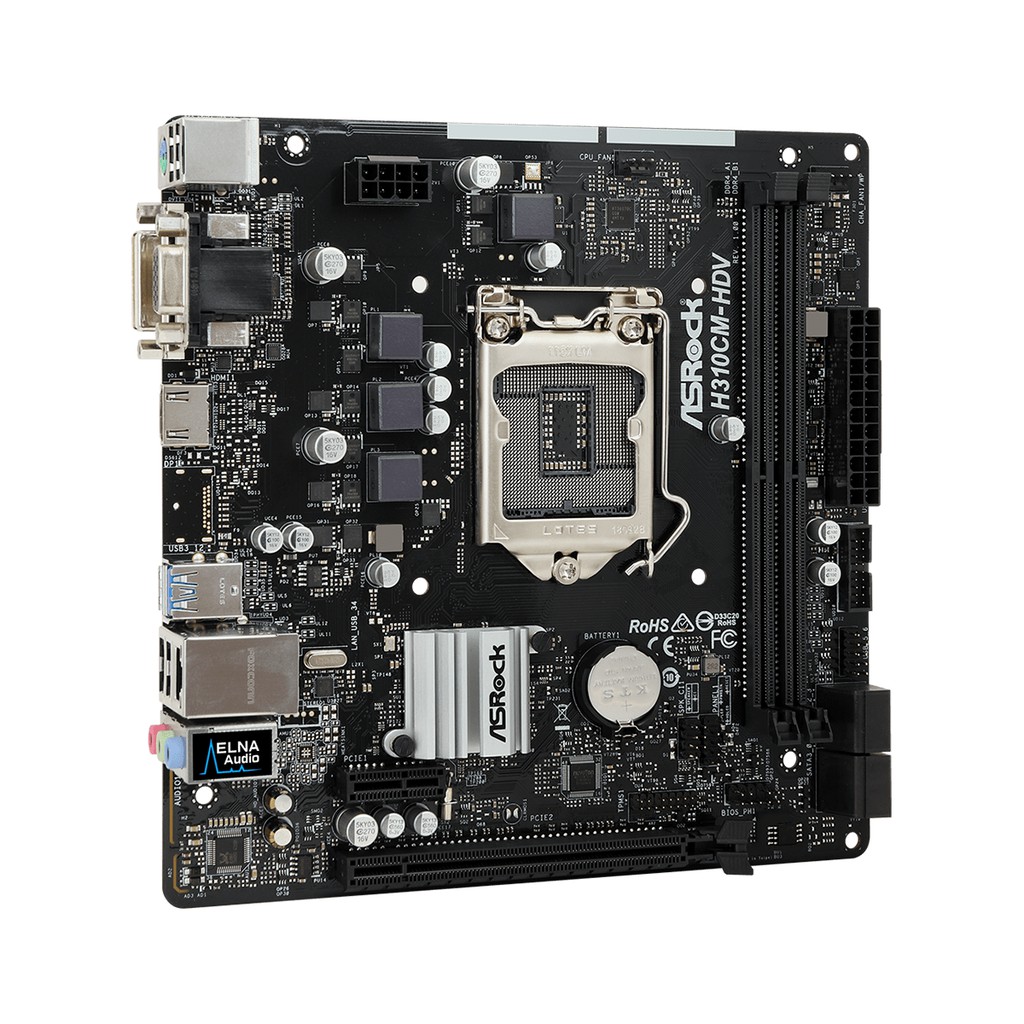 Bo mạch chủ - Mainboard Asrock H310CM HDV - Socket 1151/m-ATX