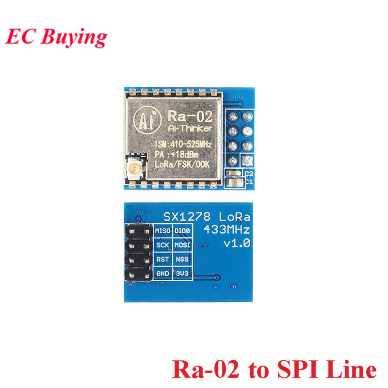 Mô Đun Thu Phát Không Dây SX1278 LoRa Ra-01Ra-02 433MHZ/SPI Ra-01 Ra-02 Chuyên Dụng