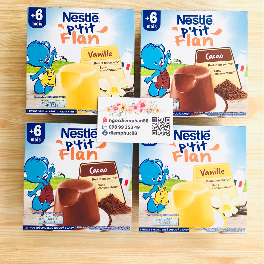 BÁNH FLAN NESTLE PHÁP CHO BÉ 6-36 THÁNG