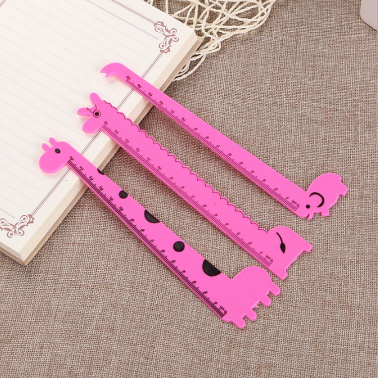Thước kẻ động vật siêu kute hình hươu voi 15cm, thước kẻ cute cho bé