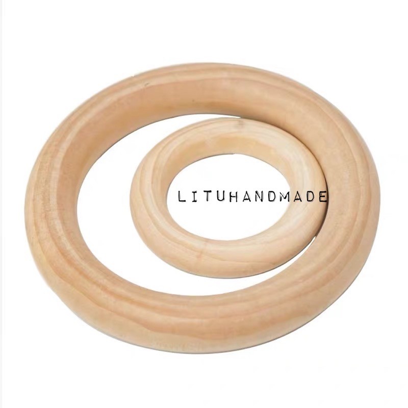 Lục Lạc Vòng Gỗ Sồi Làm Đồ Chơi Cho Bé | 70mm